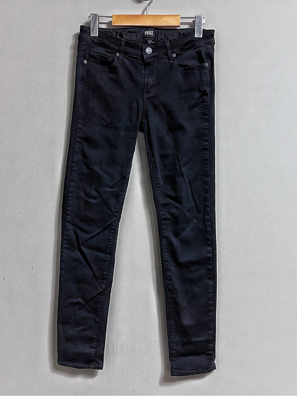 PAIGE Skyline Skinny Black Skinny Jeans Size 27